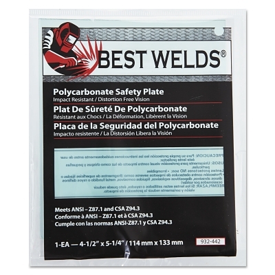 BW-4-1/2X5-1/4 POLYC ARBONATE SAFETY PLATE